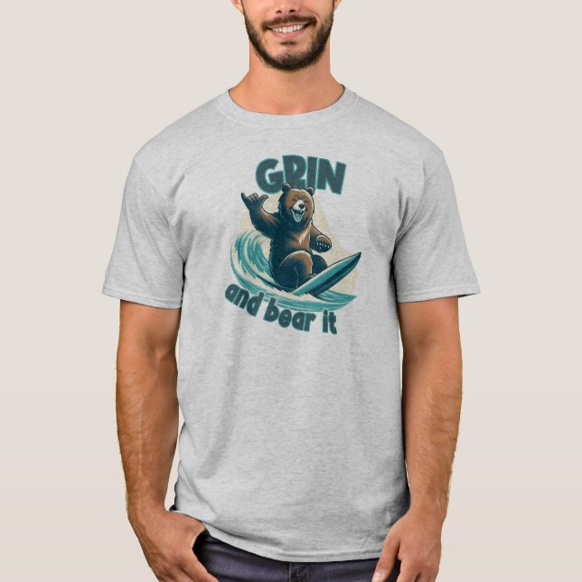 Grin and Bear T-Shirt (Vorderseite)