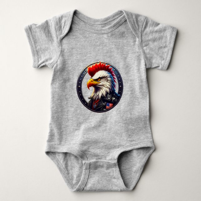 Grin Protocol 50x50 Punk Edition 001 Baby Strampler (Vorderseite)