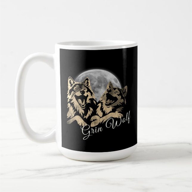 Grin Wolf Tasse (Links)