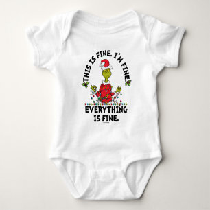Grinch Alles ist in Ordnung Baby Strampler
