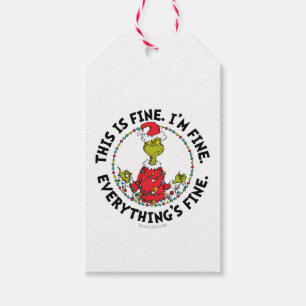 Grinch Alles ist in Ordnung Geschenkanhänger