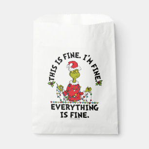Grinch Alles ist in Ordnung Geschenktütchen