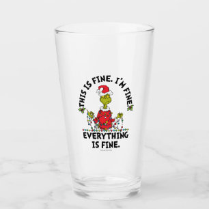 Grinch Alles ist in Ordnung Glas