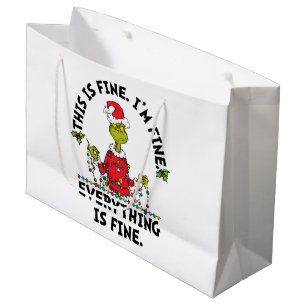 Grinch Alles ist in Ordnung Große Geschenktüte