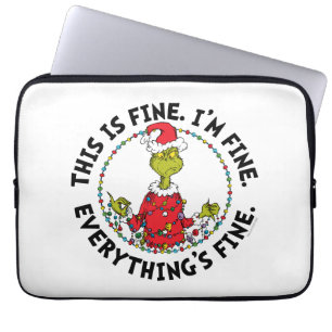 Grinch Alles ist in Ordnung Laptopschutzhülle