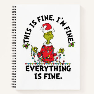 Grinch Alles ist in Ordnung Notizbuch