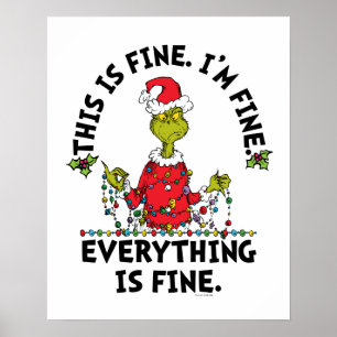 Grinch Alles ist in Ordnung Poster