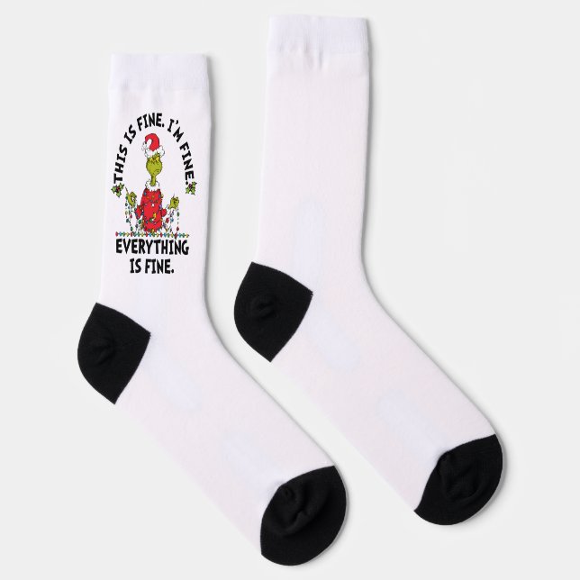 Grinch | Alles ist in Ordnung Socken (Rechts)