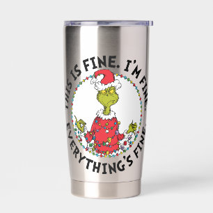 Grinch Alles ist in Ordnung Thermobecher