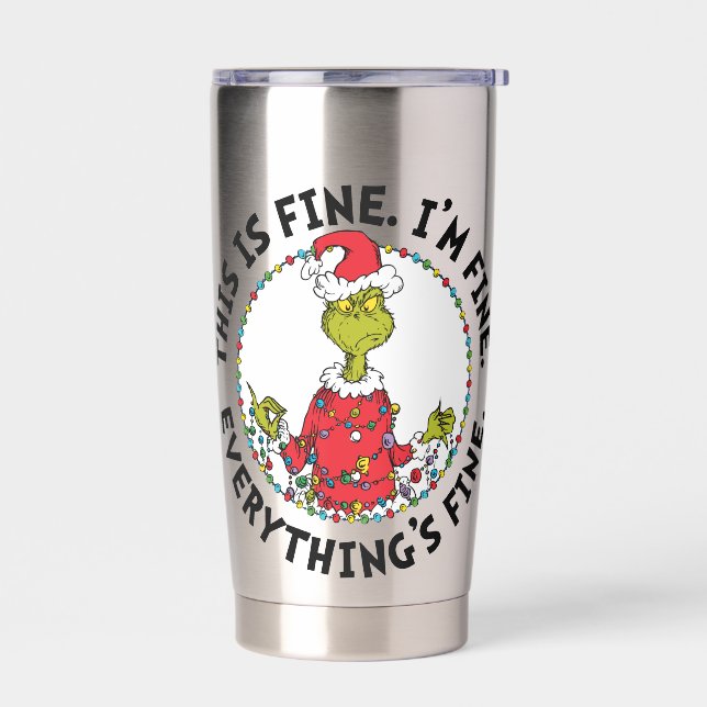 Grinch | Alles ist in Ordnung Thermobecher (Links)
