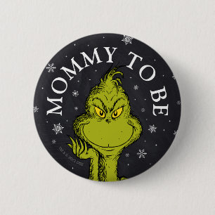 Grinch Chalkboard Babydusche   Mami zu sein Button