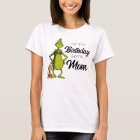 Grinch Chalkboard Birthday Boy's Mama