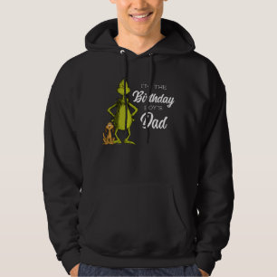 Grinch Chalkboard Birthday Boy's Vater Hoodie