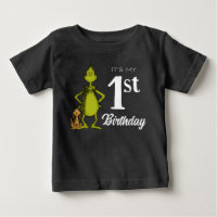 Grinch Chalkboard Erstes Geburtstag