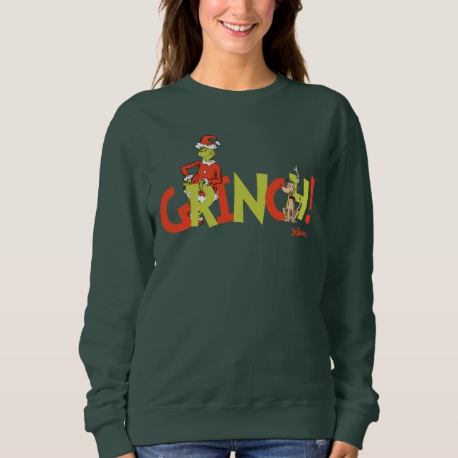 Grinch! Character Logo Graphic Sweatshirt (Vorderseite)