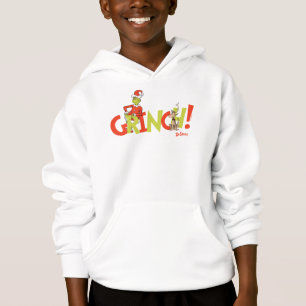 Grinch! Charakter-Logo-Grafik Hoodie