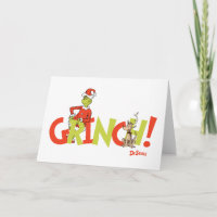 Grinch! Charakter-Logo-Grafik