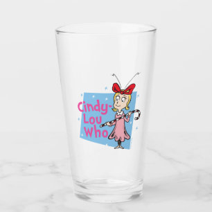 Grinch   Cindy-Lou Who - Zuckerstange Glas