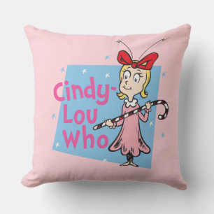 Grinch   Cindy-Lou Who - Zuckerstange Kissen