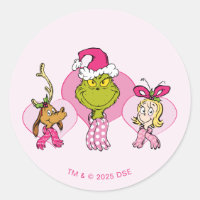 Grinch-Crew in rosa-valentinsporträt