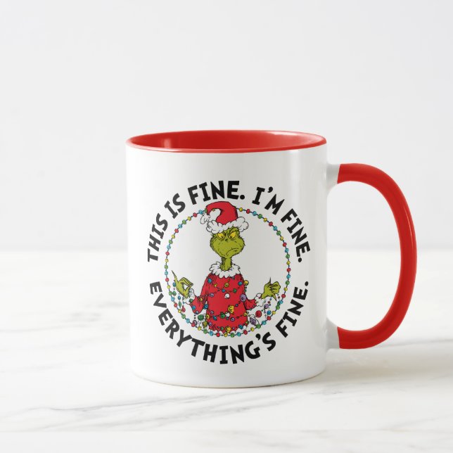 Grinch | Everything's Fine Tasse (Rechts)