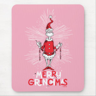 Grinch Fröhliche Grinch-Weihnachten Mousepad