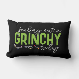 Grinch   Fühle Mich Heute Besonders Grinchig Lendenkissen