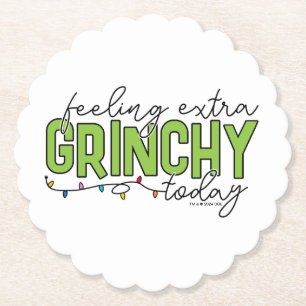 Grinch Fühle Mich Heute Besonders Grinchig Untersetzer