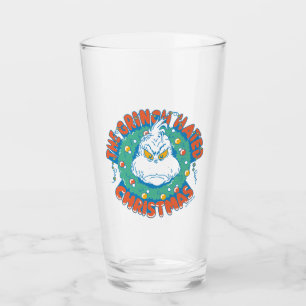 Grinch hasste Weihnachten Glas