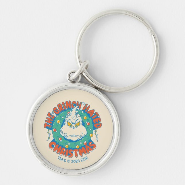 Grinch hasste Weihnachten Schlüsselanhänger (Vorne)