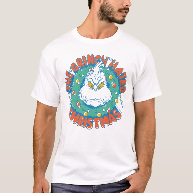 Grinch hasste Weihnachten T-Shirt (Vorderseite)