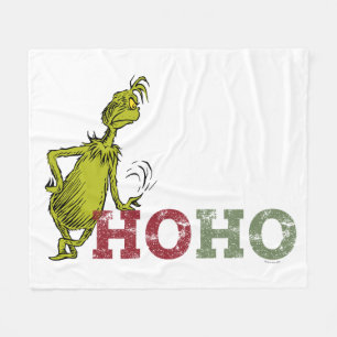 Grinch Ho Ho Ho Fleecedecke