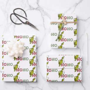 Grinch Ho Ho Ho Geschenkpapier Set