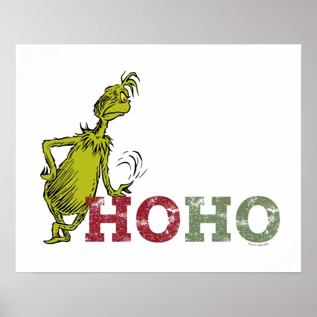 Grinch | Ho Ho Ho Poster (Vorne)