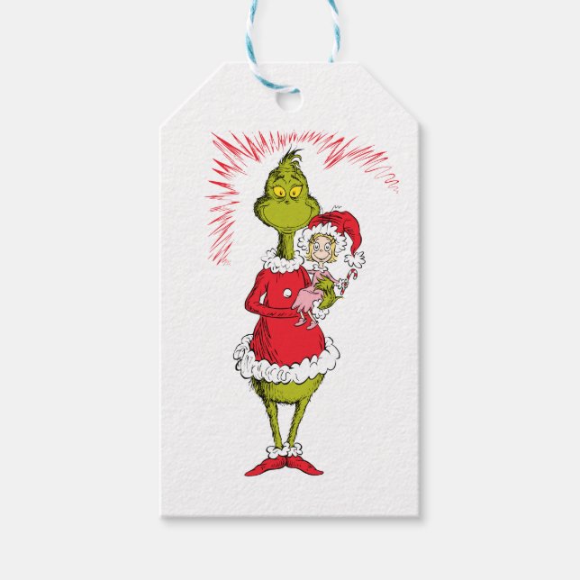 Grinch Holds Cindy Lou Who Geschenkanhänger (Vorderseite)