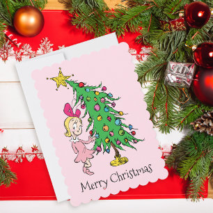 Grinch Ich war der gute Cindy-Lou Wer Feiertagskarte