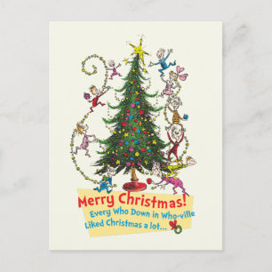 Grinch Ich war der gute Cindy-Lou Wer Feiertagspostkarte