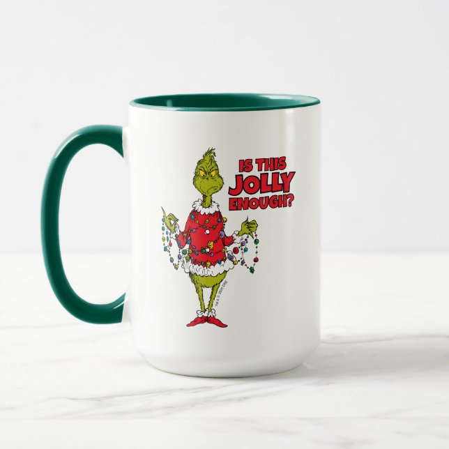 Grinch | "Ist das fröhlich genug?" Tasse (Links)