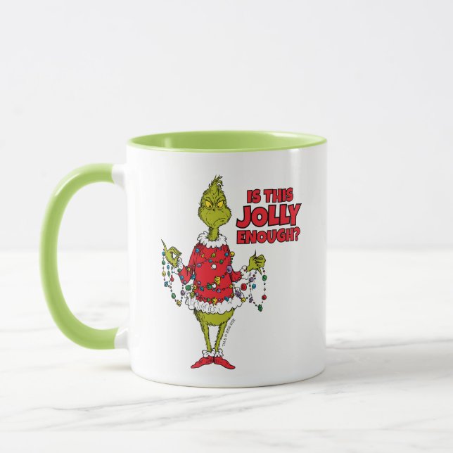 Grinch | "Ist das fröhlich genug?" Tasse (Links)