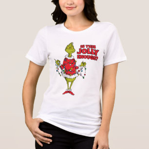 Grinch   "Ist das fröhlich genug?" Tri-Blend Shirt