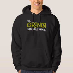 Grinch ist mein Seelentier Zitat Hoodie