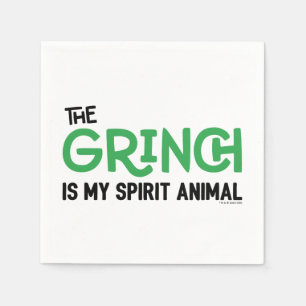 Grinch ist mein Seelentier Zitat Serviette