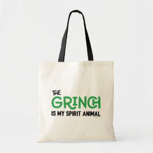 Grinch ist mein Seelentier Zitat Tragetasche