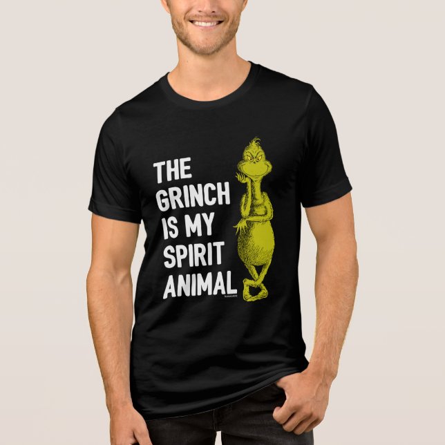 Grinch ist mein Zitat zum Thema "Geistiger T - Shi Tri-Blend Shirt (Vorderseite)