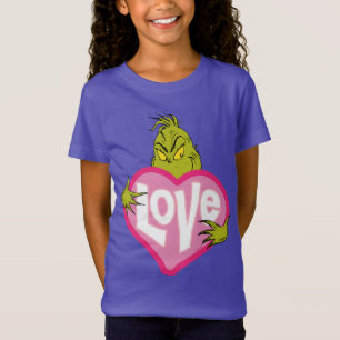 Grinch Liebe Rosa Herz T-Shirt