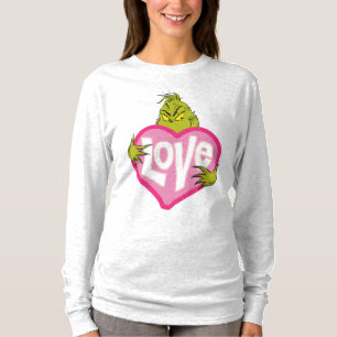 Grinch Liebe Rosa Herz T-Shirt