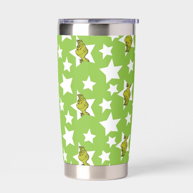 Grinch-Luaga-Sternenmuster Thermobecher (Links)