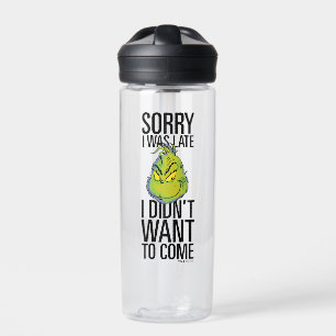 Grinch Lustig Entschuldigung, dass ich zu spät k Trinkflasche
