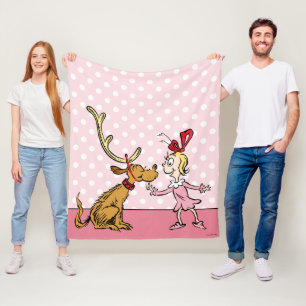 Grinch Max & Cindy Lou Who Fleecedecke