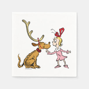 Grinch Max & Cindy Lou Who Serviette
